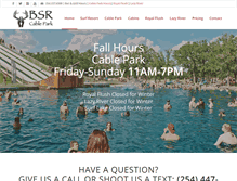 Tablet Screenshot of bsrcablepark.com